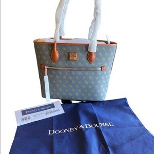 Dooney & Bourke Slate Blue Tote Bag
